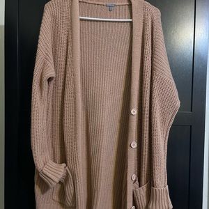 Blush pink cardigan